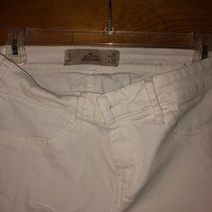 Hollister - White Super Skinny Jeans